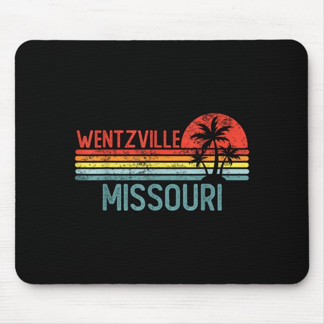 Mousepad Wentzville Missouri Funny Usa City Trip Home Roots (Frente)