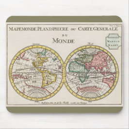 Mousepad Wereldkaart Mapemonde Daniel de Lafeuilledelete