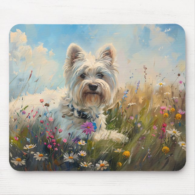 Mousepad West Highland White Terrier WildFrangos (Frente)