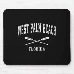 Mousepad West Palm Beach Flórida Vintage NMaritime Paddles