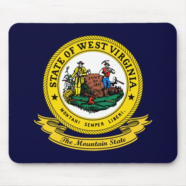 Mousepad West Virginia Seal (Frente)