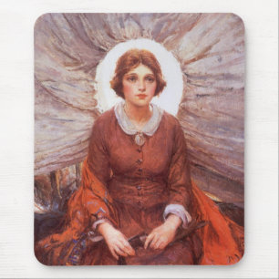 Mousepad Western antigo, Madonna da Pradaria de Koerner
