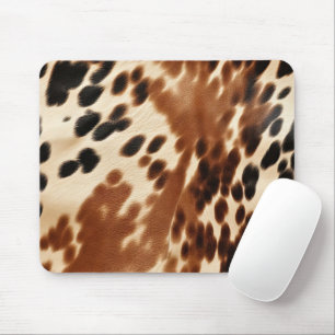 Mousepad Western Brown Cowgirl Cowhide