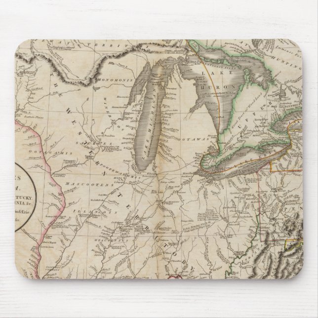 Mousepad Western Terr, Kentucky, Pennsylvania, etc. (Frente)