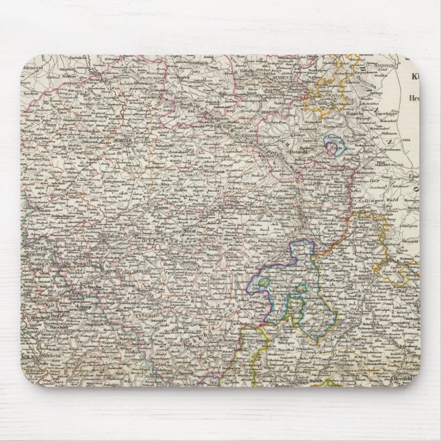 Mousepad Westfalen, RheinPrivinz, Hessen (Frente)