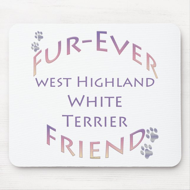 Mousepad Westie Fuere Amigo (Frente)