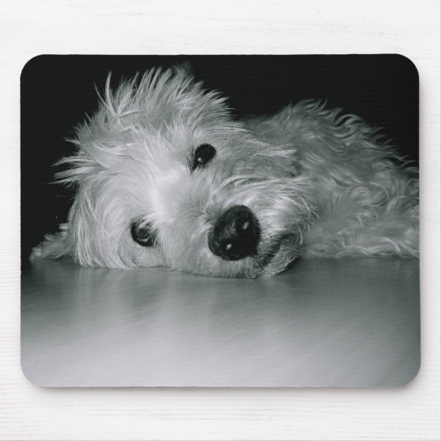 Mousepad Westie que relaxa (Frente)