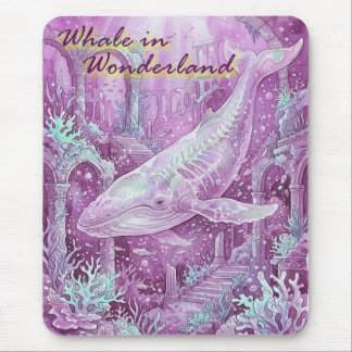 Mousepad Whale in Wonderland Underwater Art