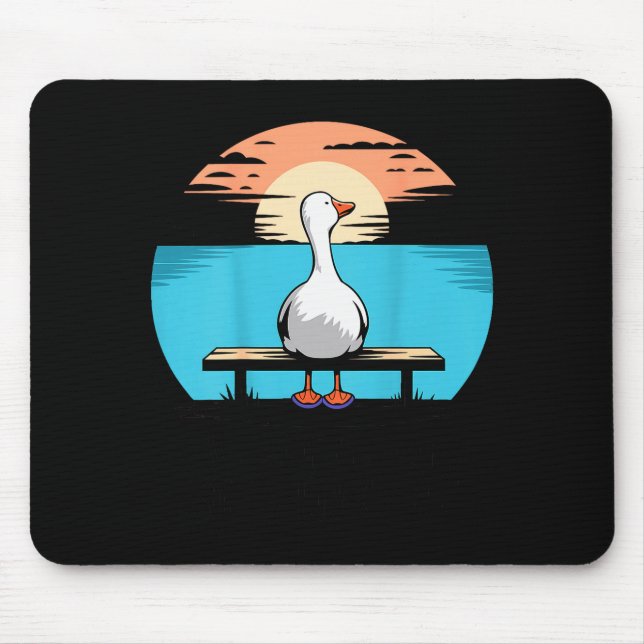 Mousepad What If Im Not Silly Enough Goose Funny Silly Goos (Frente)