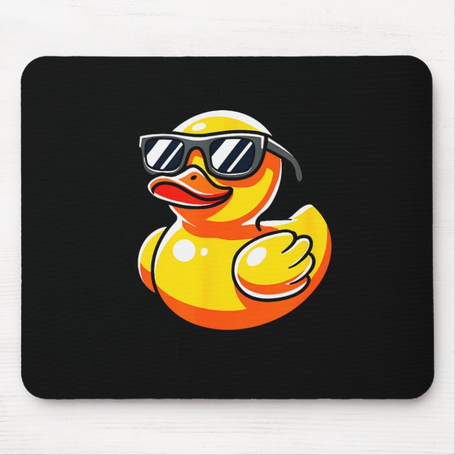 Mousepad What The Duck Owner I Love Ducks Lover Funny Rubbe (Frente)