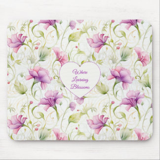 Mousepad Where Learning Blossoms