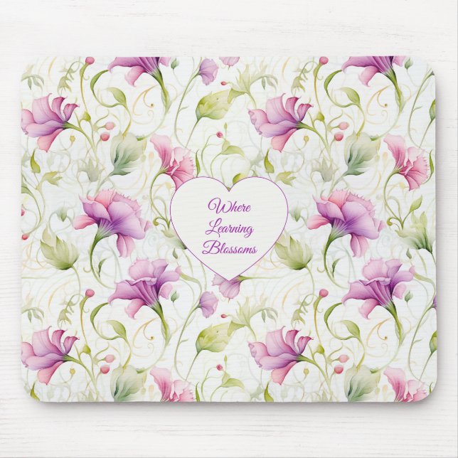 Mousepad Where Learning Blossoms (Frente)