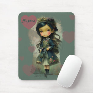 Mousepad Whimsic Kawaii Fairy Tale Girl