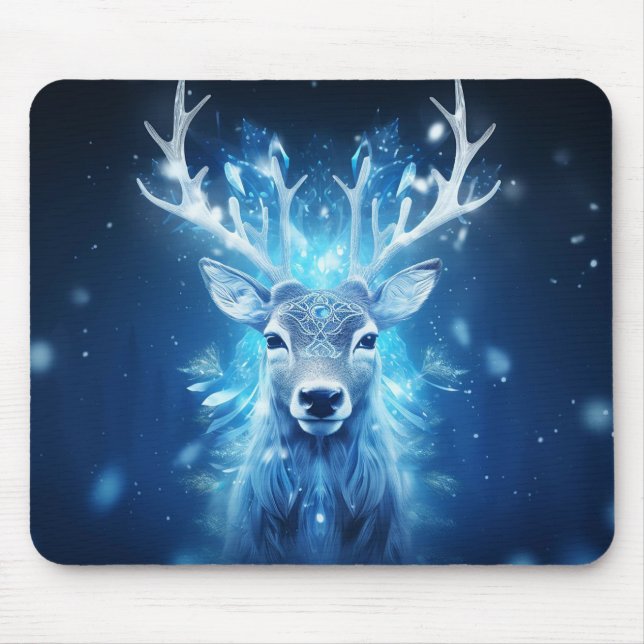 Mousepad Whimsical Reindeer Wonderland (Frente)
