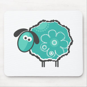 Mousepad Whimsical Sheep