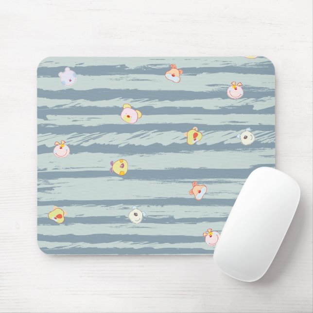 Mousepad – Whimsy Faces (Com mouse)