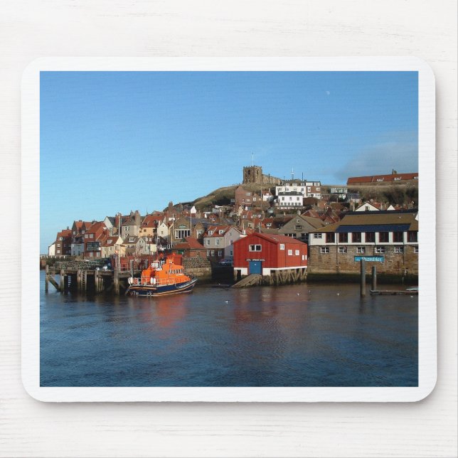 Mousepad Whitby com a casa velha do barco salva-vidas (Frente)