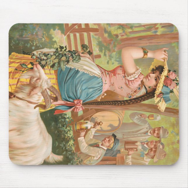 Mousepad White Bock (1889) por Henry Jerome Schile (Frente)