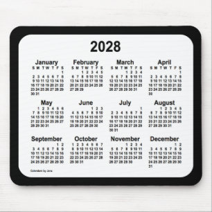 Mousepad White em 2028, por Janz, dois tons
