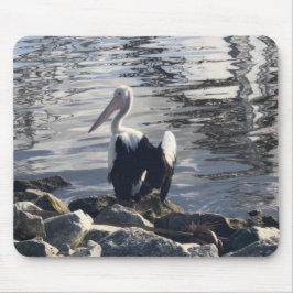 Mousepad White Pelican