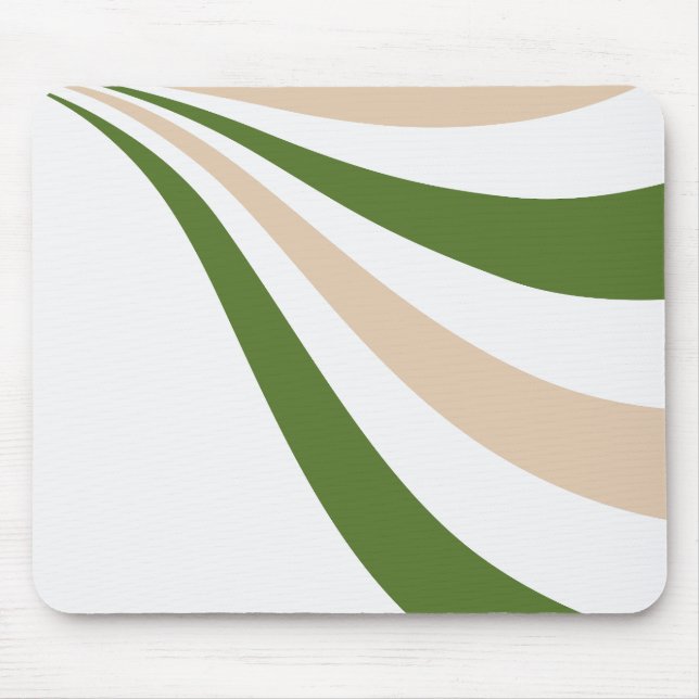 Mousepad White, Sand e Palm Green Wave (Frente)