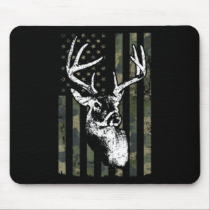 Mousepad Whitetail Buck Deer Hunting EUA Camouflage Améric