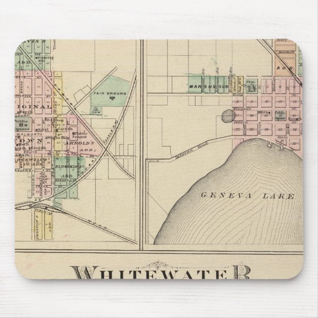 Mousepad Whitewater, Elkhorn e Genebra (Frente)