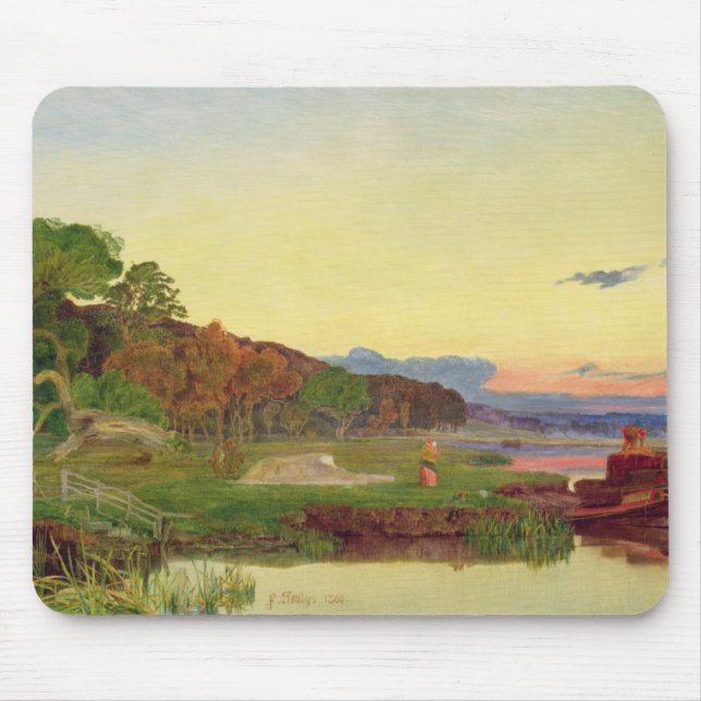 Mousepad Whitlingham, Norfolk, 1860 (óleo em canvas) (Frente)