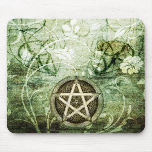 Mousepad Wicca Rustica: Pentacle da floresta