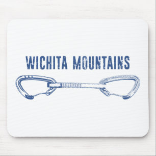 Mousepad Wichita Mountain Rock Escalando rapidamente