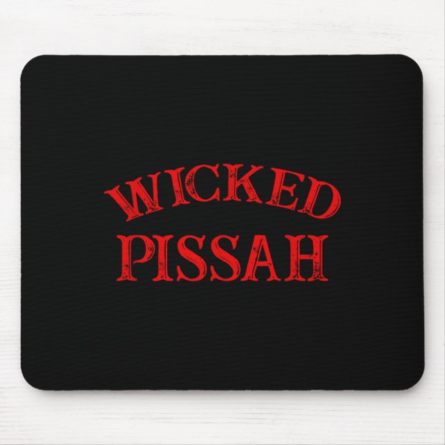 Mousepad Wicked Ah Funny Er Boston New England Southie  (Frente)
