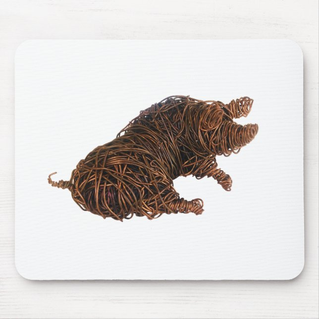 Mousepad Wilbur, um porco discernido. (Frente)