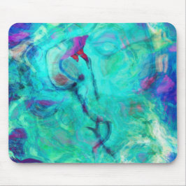 Mousepad Wild Aqua Water Abstrato Art