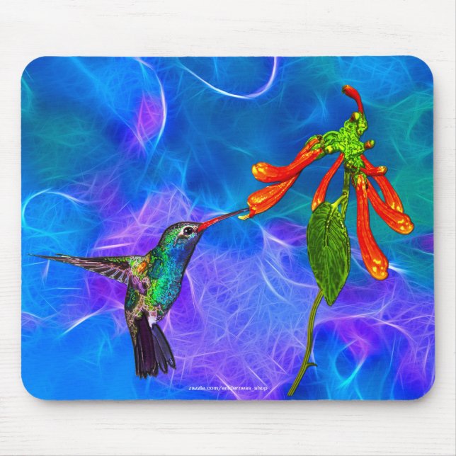 Mousepad Wild Hummingbird Bird's Art Series (Frente)