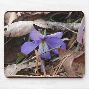 Mousepad WildFlowers Birds-Foot Violet Hot Primaveras AR Pr