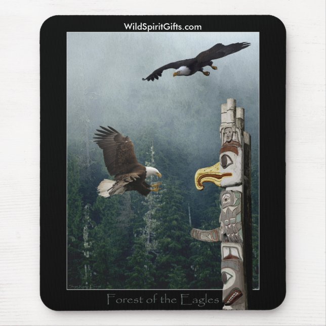 Mousepad Wildlife Warriors - BALD EAGLE (Frente)