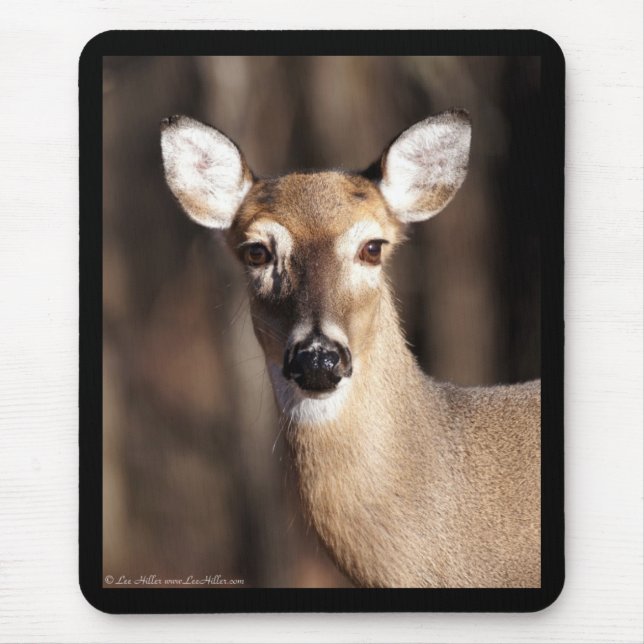Mousepad Wildlife Whitetail Deer Doe Portrait (Frente)