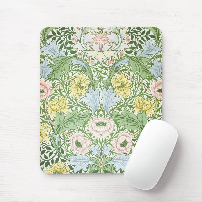 Mousepad Willam Morris Myrtle Garden Floral Classic (Com mouse)