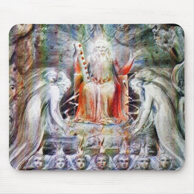Mousepad William Blake: Antes do Trono Divino (Frente)