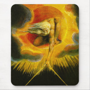 Mousepad William Blake antigo do tapete do rato dos dias