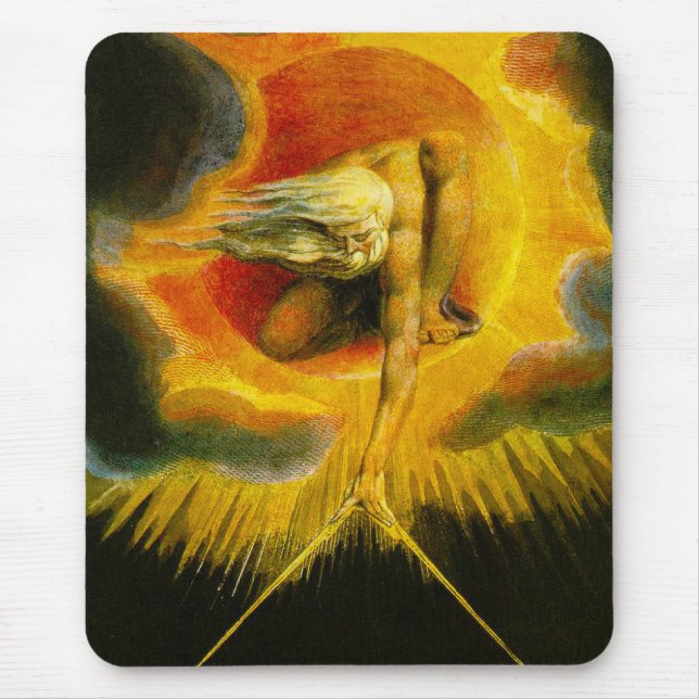 Mousepad William Blake antigo do tapete do rato dos dias (Frente)