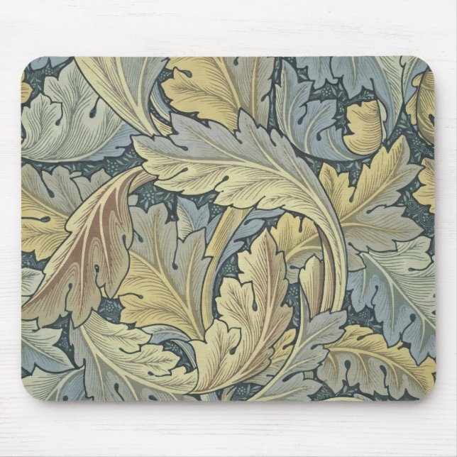 Mousepad William Morris Acanthus Deixa Arte Floral Nouveau (Frente)