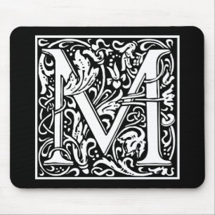 Mousepad William Morris Alphabet "M"