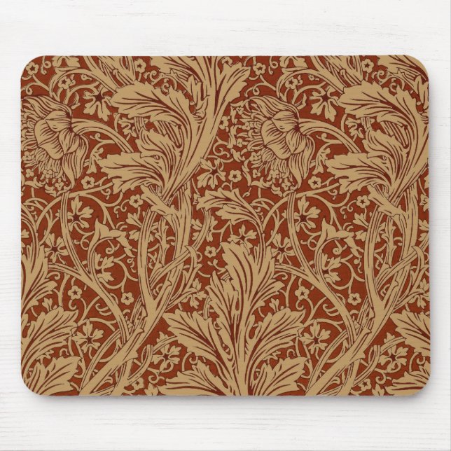 Mousepad William Morris Arcadia Jardim Floral Flor Classi (Frente)