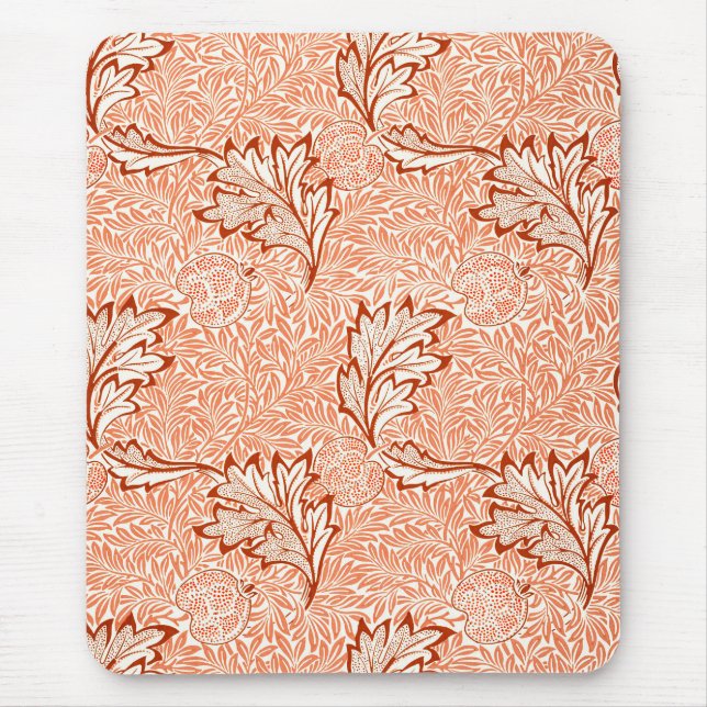 Mousepad William Morris Botanical Apple Design (Frente)
