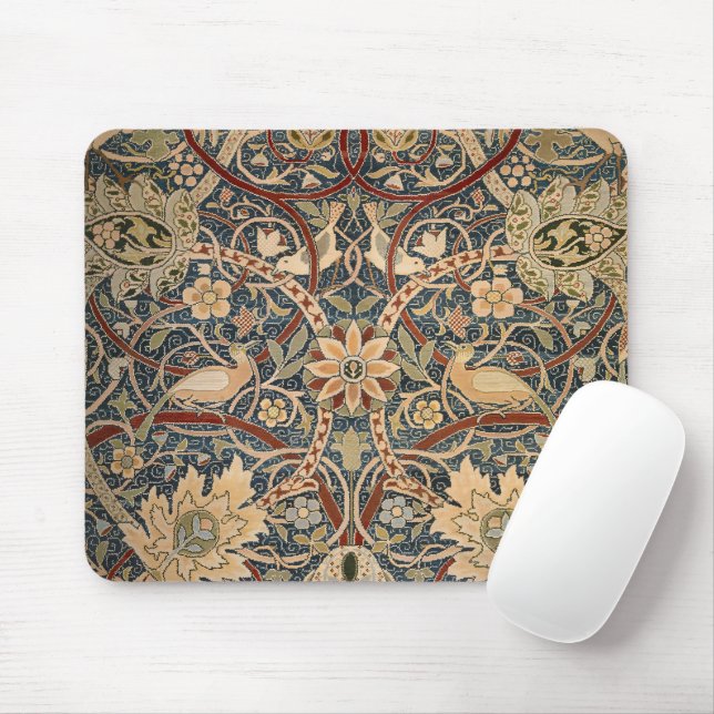 Mousepad William Morris Bullerswood Faux Tapeçaria (Com mouse)