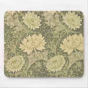 Mousepad William Morris Chrysantemum Soft Floral Design
