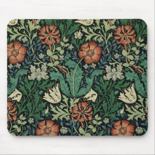 Mousepad William Morris Compton Floral Art Nouveau Pattern