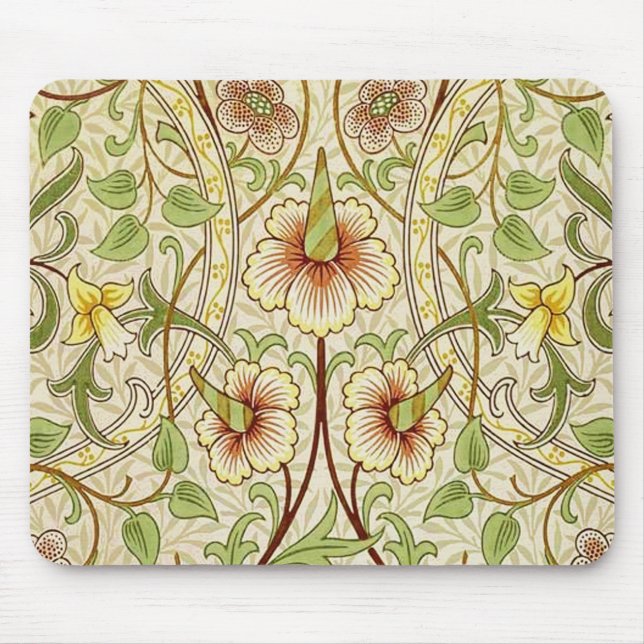 Mousepad William Morris Daffodil Classic Flower (Frente)