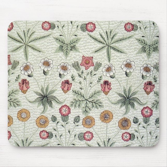Mousepad William Morris Daisy Floral Wallpaper Padrão (Frente)